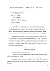 Baigiamosios praktikos ataskaita turizmo įmonėje 3 puslapis