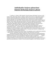 Karjeros planavimas ir realizavimas 11 puslapis