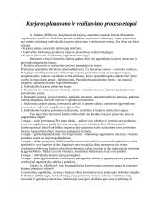 Karjeros planavimas ir realizavimas 6 puslapis