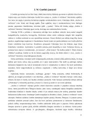 J.W. Gėtės (J.W. Goethe) literatūrinės veiklos periodizacija 8 puslapis