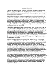 Kas man yra Tėvynė?