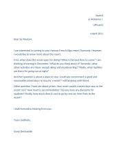 Formal letter: English 