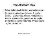 Samprotavimo pastraipų kūrimas ir komponavimas 12 puslapis