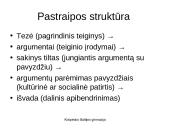 Samprotavimo pastraipų kūrimas ir komponavimas 7 puslapis