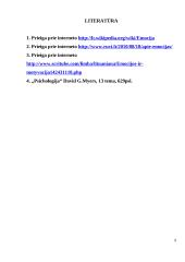 Emociju rūšys, formos ir išgyvenimai 9 puslapis