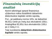 Finansinių investicjų analizė 2 puslapis