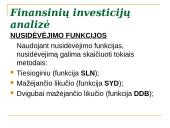 Finansinių investicjų analizė 11 puslapis