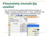 Finansinių investicjų analizė 16 puslapis