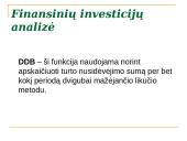 Finansinių investicjų analizė 17 puslapis