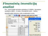 Finansinių investicjų analizė 18 puslapis