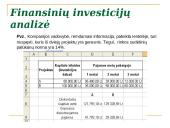 Finansinių investicjų analizė 5 puslapis