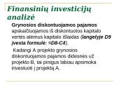 Finansinių investicjų analizė 7 puslapis