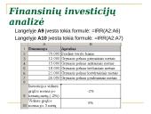 Finansinių investicjų analizė 10 puslapis