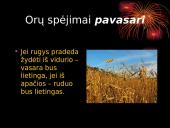 Orų spėjimai pagal gamtinius reiškinius 15 puslapis