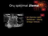 Orų spėjimai pagal gamtinius reiškinius 8 puslapis