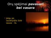 Orų spėjimai pagal gamtinius reiškinius 9 puslapis