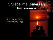 Orų spėjimai pagal gamtinius reiškinius 10 puslapis