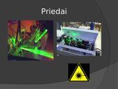 Lazeriai. Pristatymas 11 puslapis