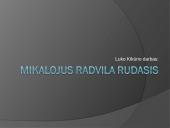 Mikalojus Radvila Rudasis. Biografija