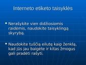Naudojimosi internetu etika ir etiketas 17 puslapis