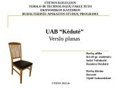 UAB "Kėdutė" verslo plano pristatymas