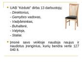 UAB "Kėdutė" verslo plano pristatymas 4 puslapis