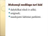 Mokymo- mokymosi priemonių kūrimas 5 puslapis