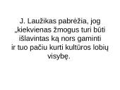 J.Laužikas apie lavinimą 2 puslapis