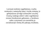 J.Laužikas apie lavinimą 7 puslapis