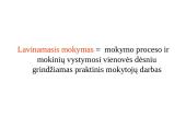 J.Laužikas apie lavinimą 10 puslapis