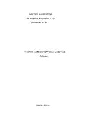 Lietuvos viešasis administravimas