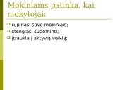 Mokymo ir mokymosi bruožai 8 puslapis