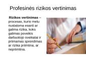 Kineziterapeuto profesinės rizikos įvertinimas 12 puslapis