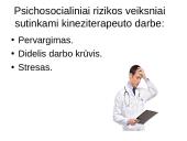 Kineziterapeuto profesinės rizikos įvertinimas 14 puslapis