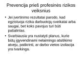 Kineziterapeuto profesinės rizikos įvertinimas 17 puslapis
