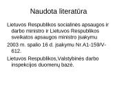 Kineziterapeuto profesinės rizikos įvertinimas 20 puslapis