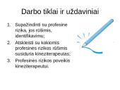 Kineziterapeuto profesinės rizikos įvertinimas 5 puslapis