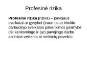 Kineziterapeuto profesinės rizikos įvertinimas 6 puslapis