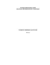 Vandens teršimas Lietuvoje