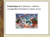 Futurizmas 2 puslapis