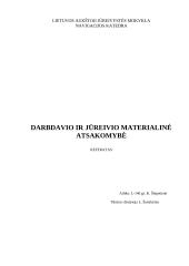 Darbdavio ir jūreivio materialinė atsakomybė