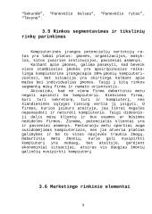 Verslo plano reziumė 9 puslapis