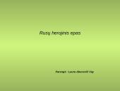 Rusų herojinis epas