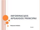 Informacijos apsaugos principai