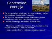 Energijos šaltiniai. Pristatymas 5 puslapis