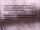 Romantizmas Lietuvoje. Istorija 9 puslapis