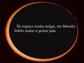 Saulės užtemimas. Pristatymas 4 puslapis