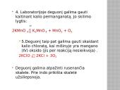 Deguonies laboratoriniai gavimo būdai ir panaudojimai 3 puslapis