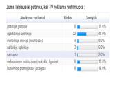 Televizijos reklamos elementai ir auditorija 8 puslapis
