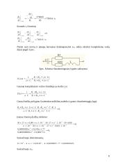 Tiesinės elektros grandinės pereinamųjų procesų skaičiavimas. Kursinis darbas 8 puslapis